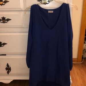 Royal blue dress